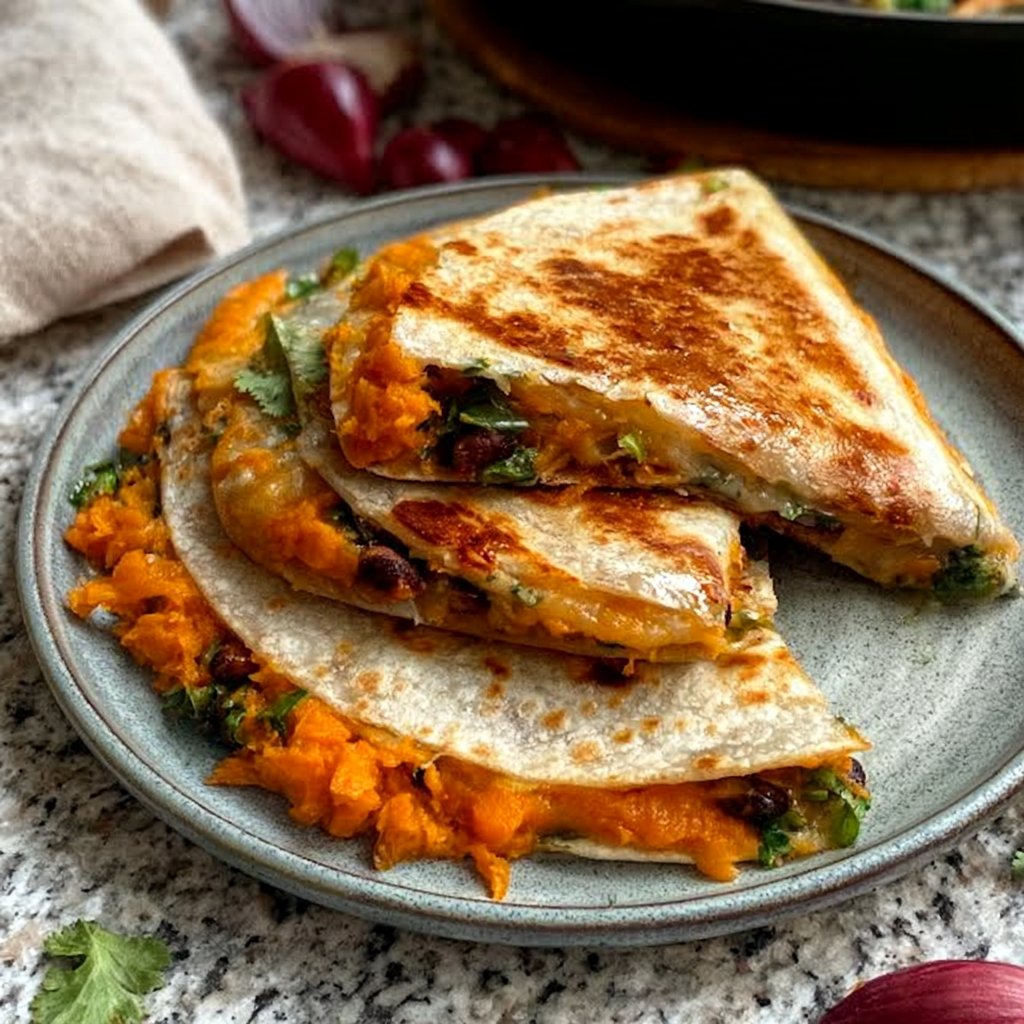 Sweet Potato & Black Bean Quesadillas