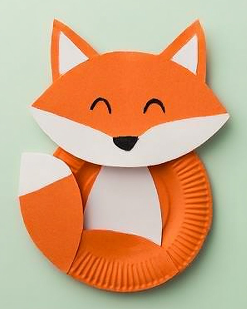 Red Fox Paper Plate Craft – Fall Paper Plates