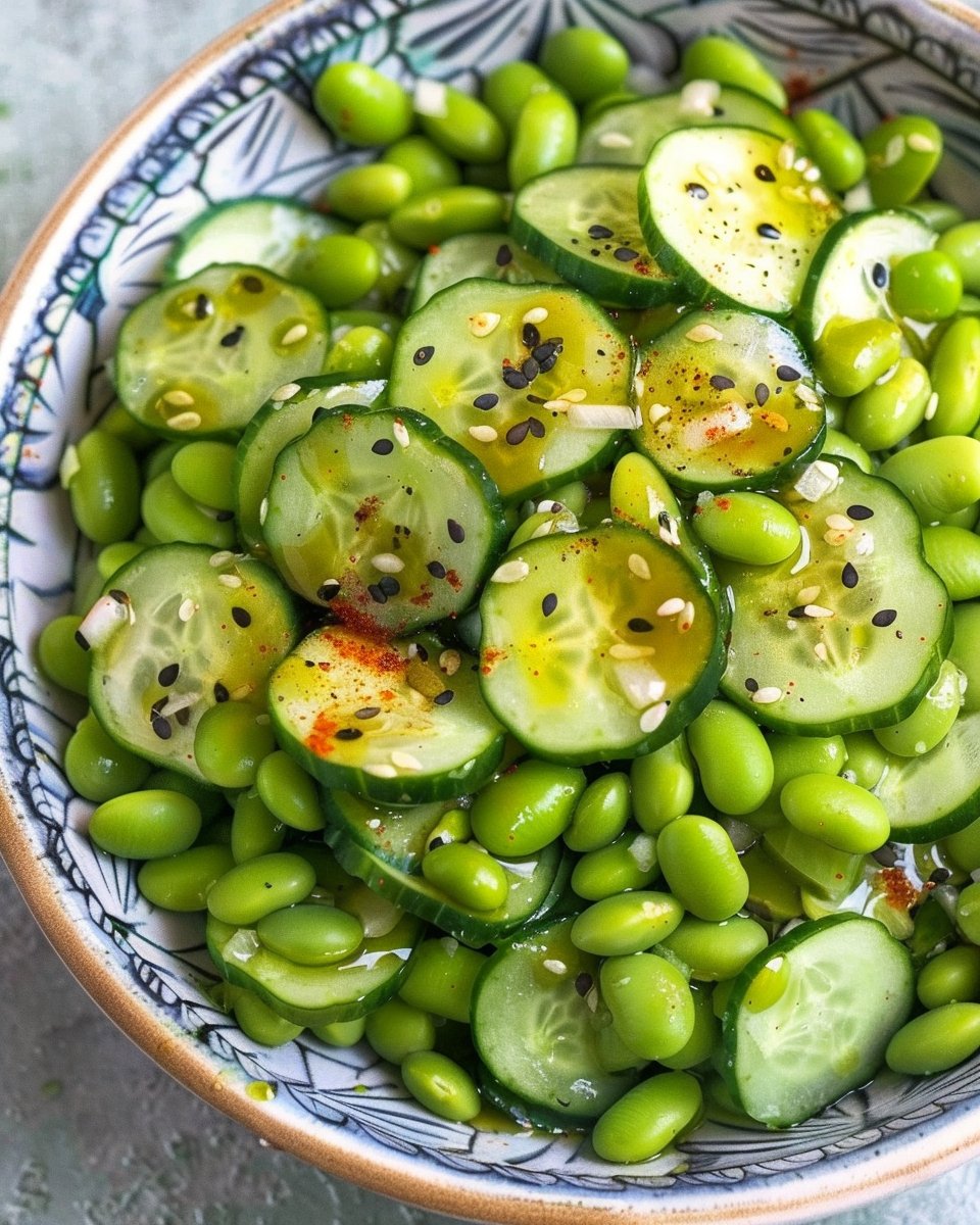 Edamame and Cucumber Salad