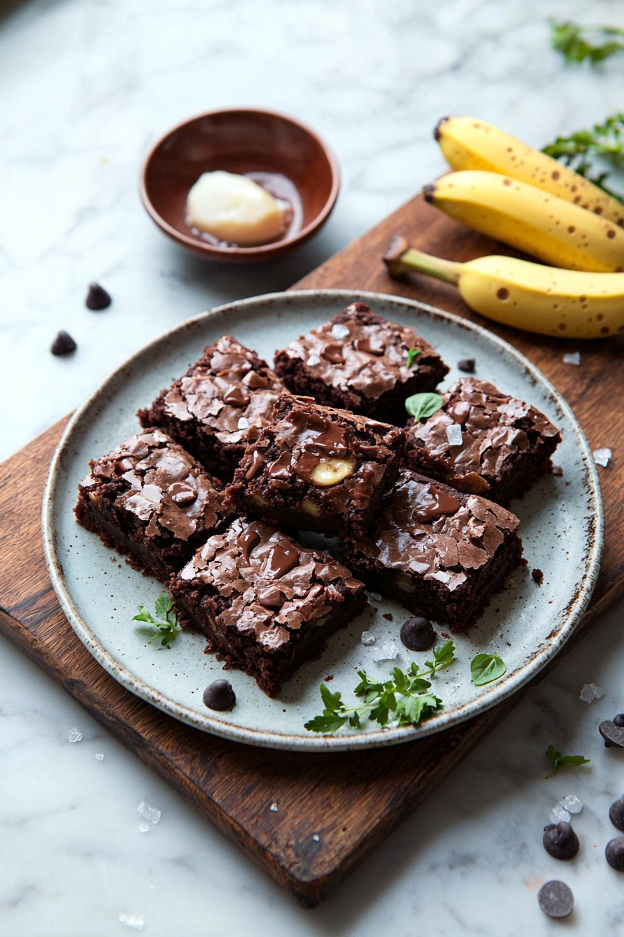 Bananenbrot-Brownies