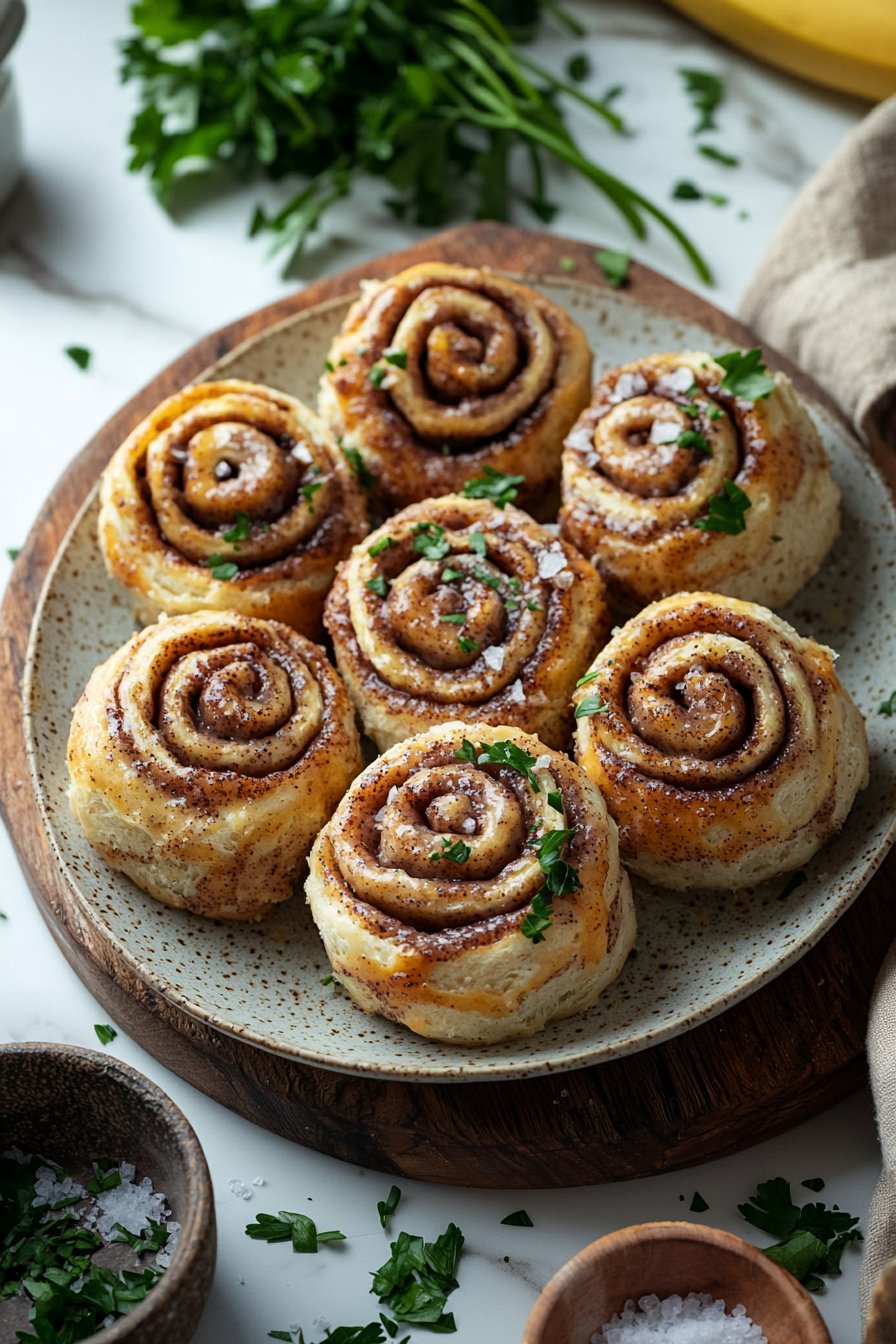 Banana Bread Cinnamon Rolls