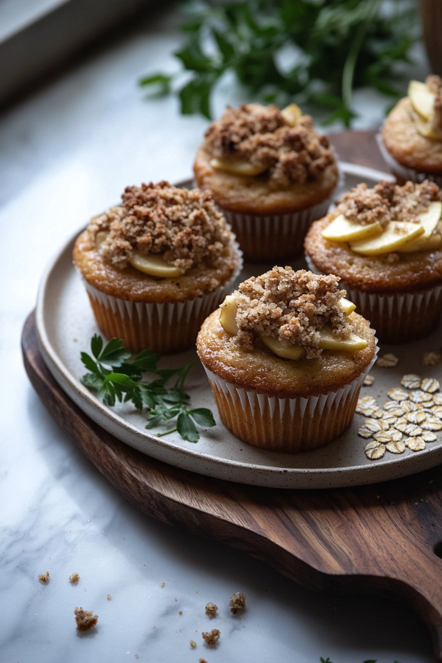 Apple Crumble Cupcakes