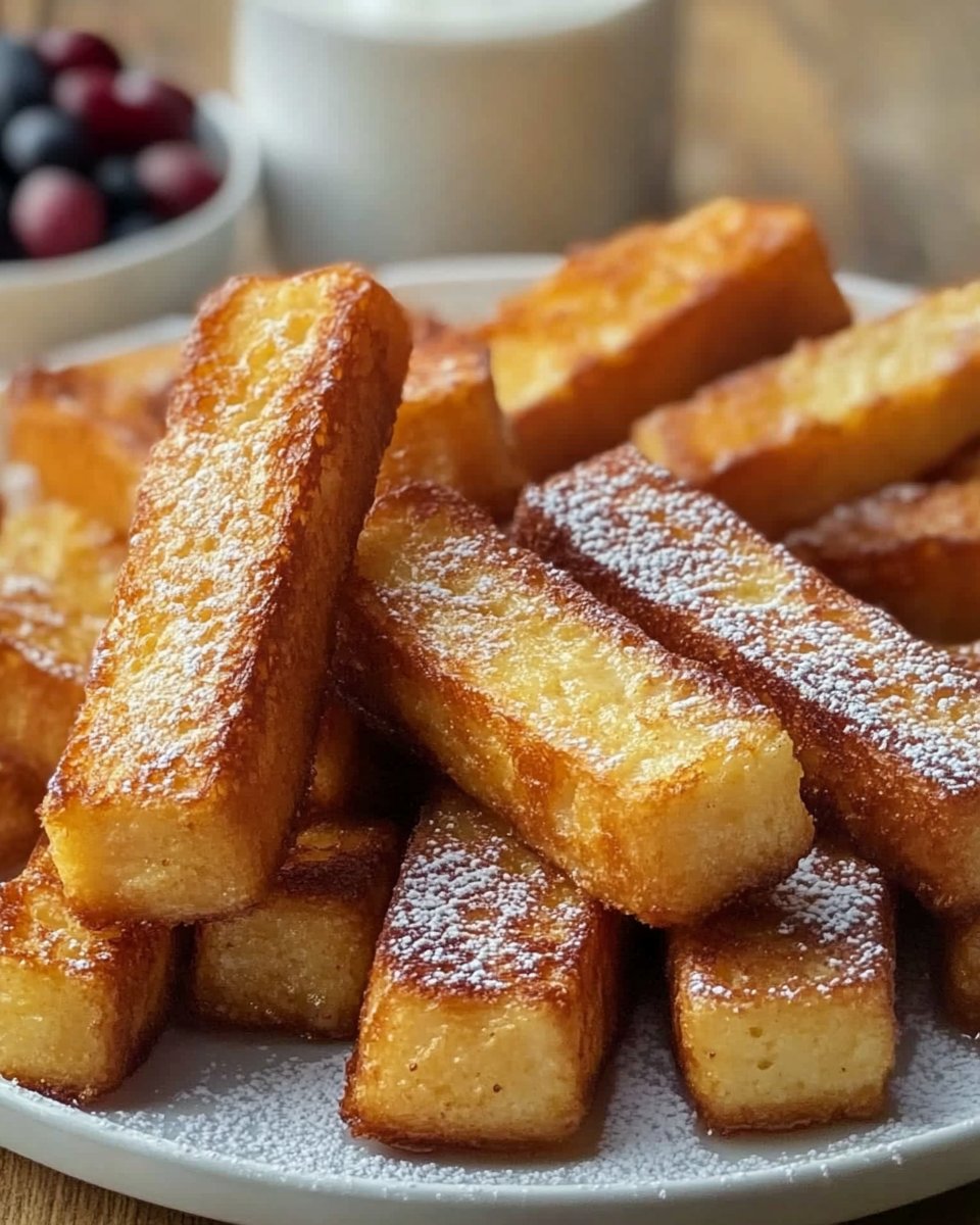 Knusprige French Toast Sticks aus dem Airfryer
