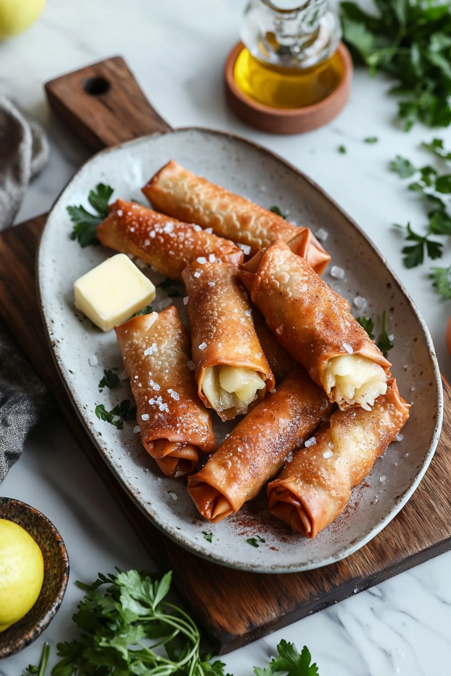 Apple Pie Egg Rolls