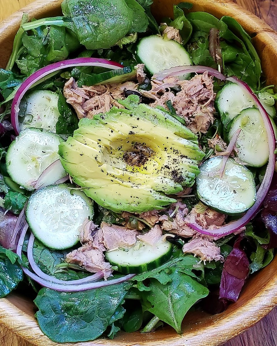 Organic Spring Green Tuna Salad Recipe