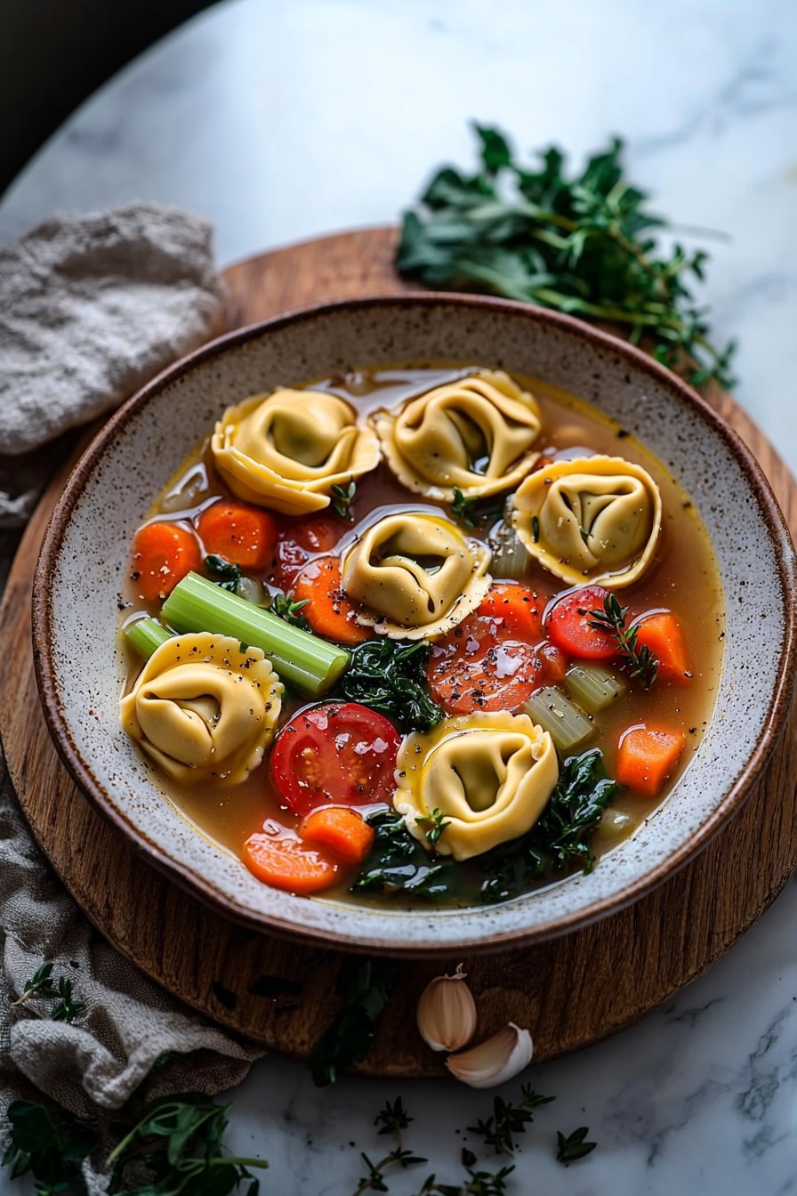 Autumn Tortellini Soup