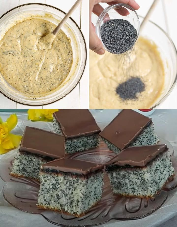 Mohnkuchen ohne Mixer