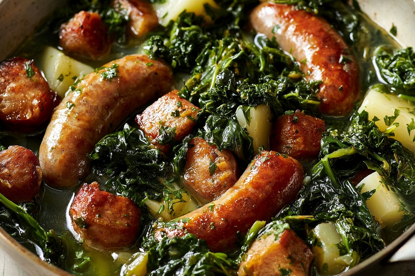 Authentic Grünkohl mit Pinkel (German Kale & Sausage Recipe)