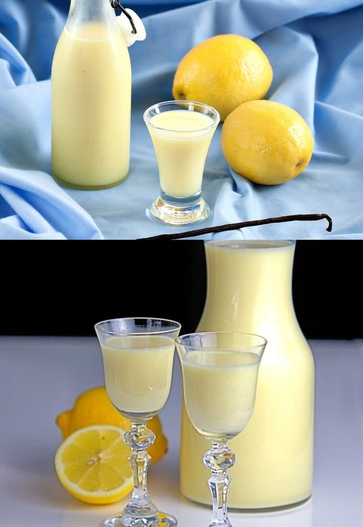 Limoncello mit Sahne