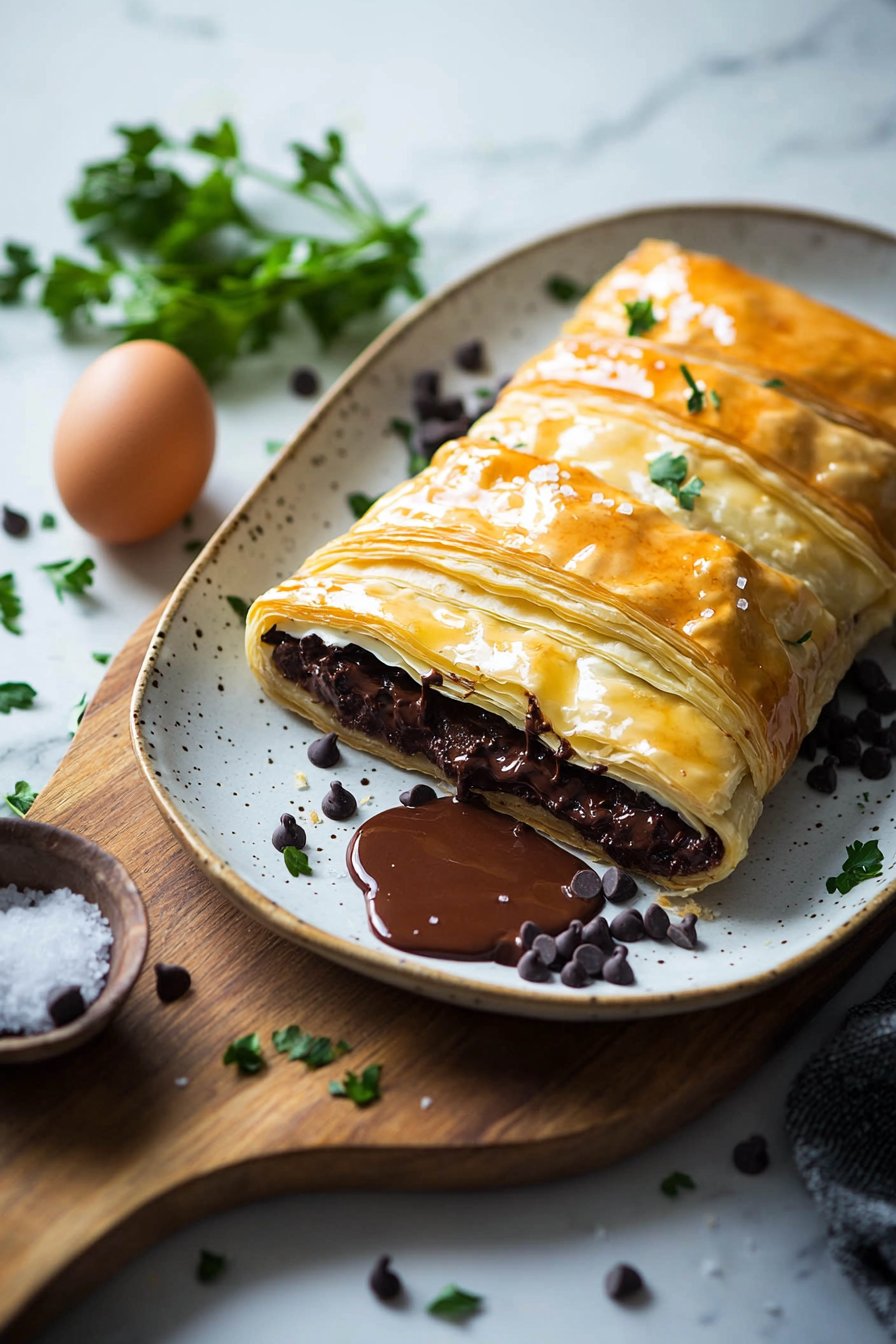 Chocolate Cream Cheese Danish