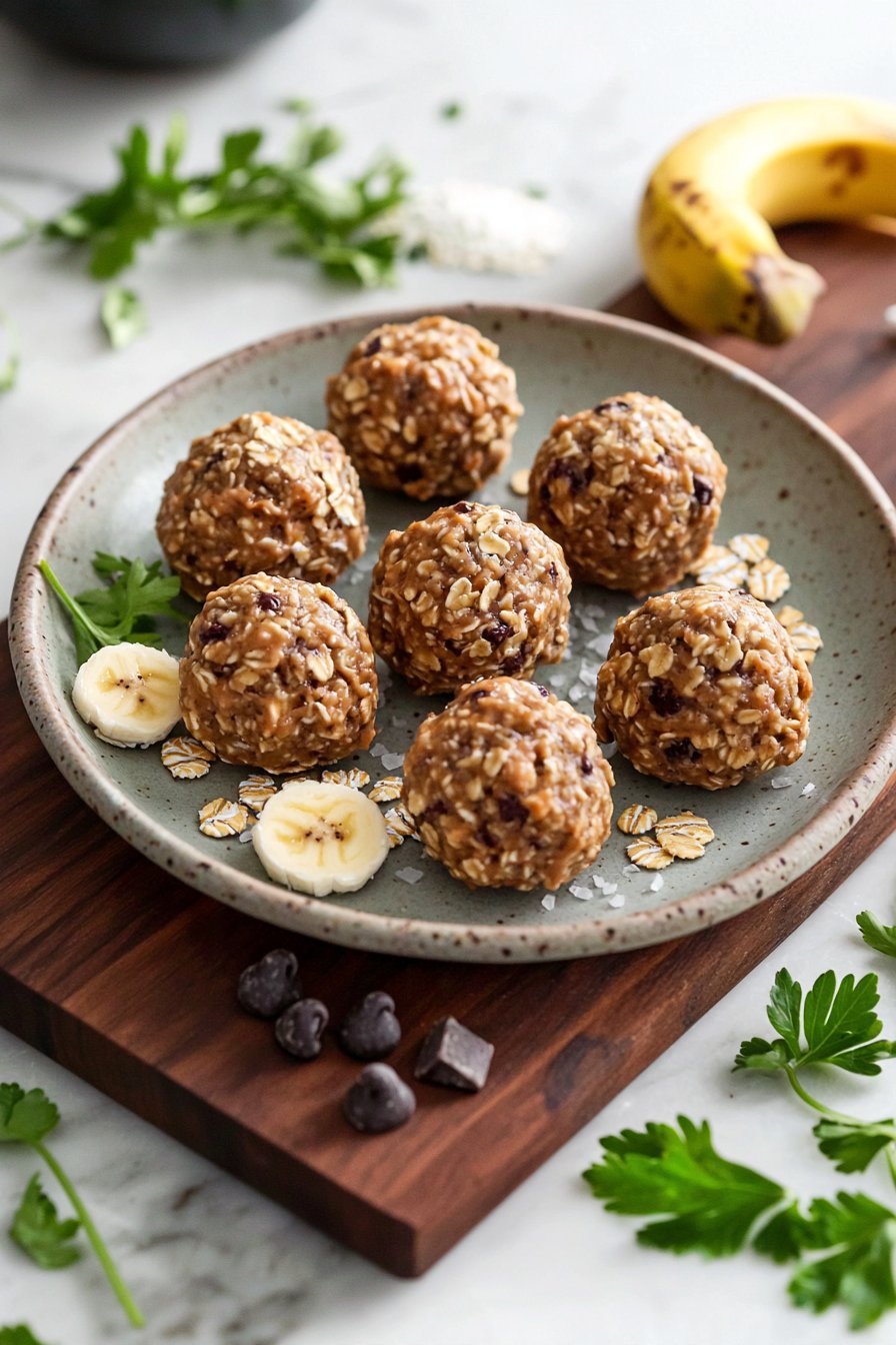 Banana Oat Energy Balls