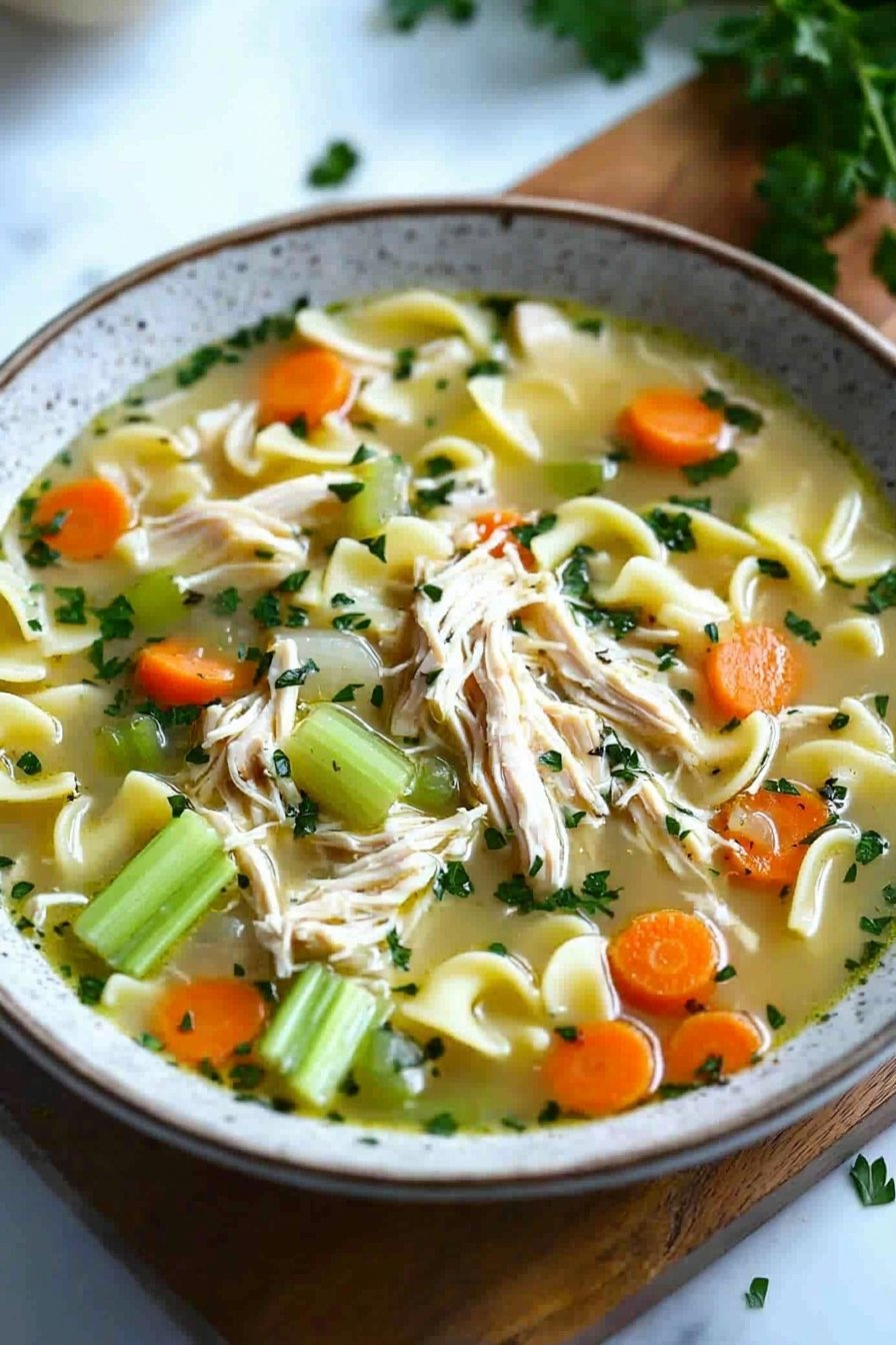 Cold Fighting Chicken Noodle Soup