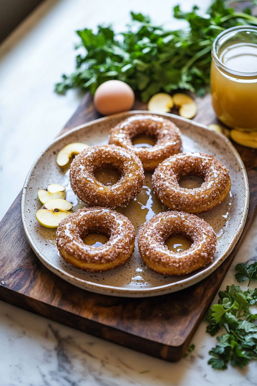 Healthy Baked Apple Cider Donuts
