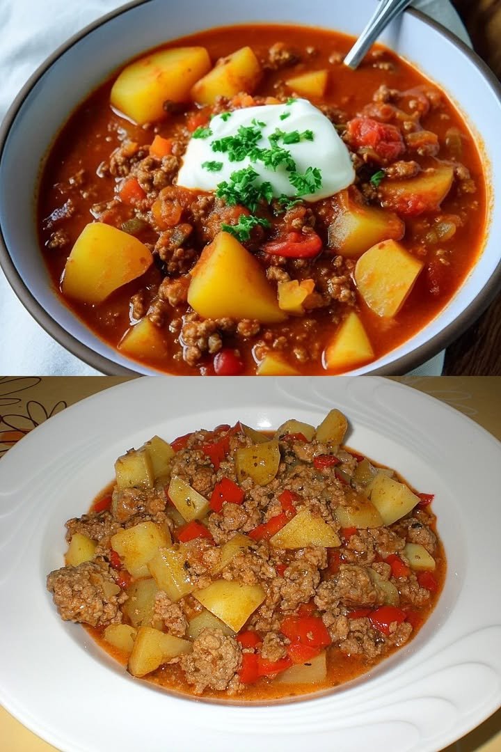 Bauernpfanne mit Hackfleisch