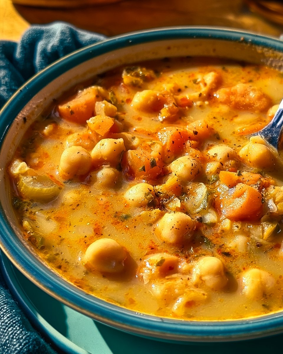Greek-Style Chickpea Soup Recipe