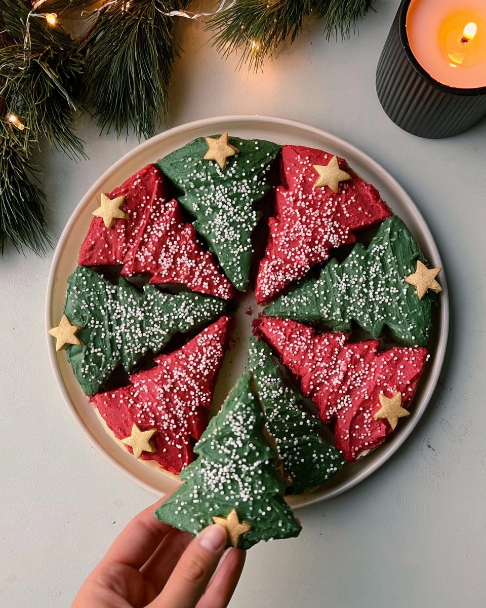 Glazed Christmas Brownies