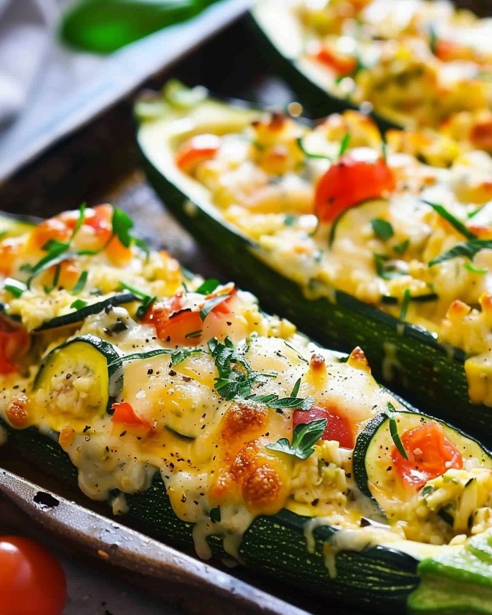 Stuffed Zucchini Boats