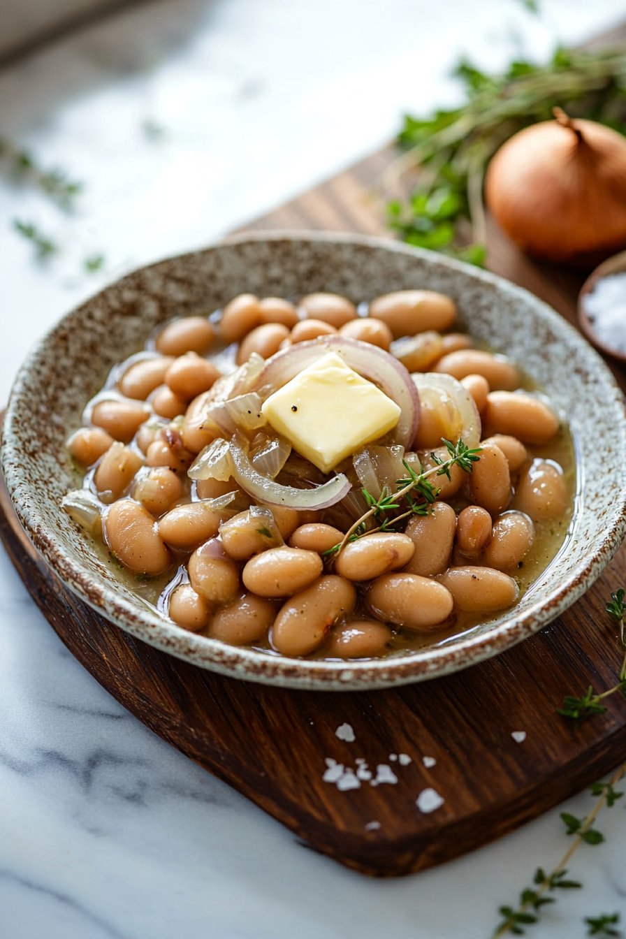 French Onion Butter Beans