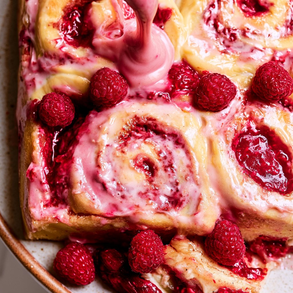 Lemon Raspberry Rolls
