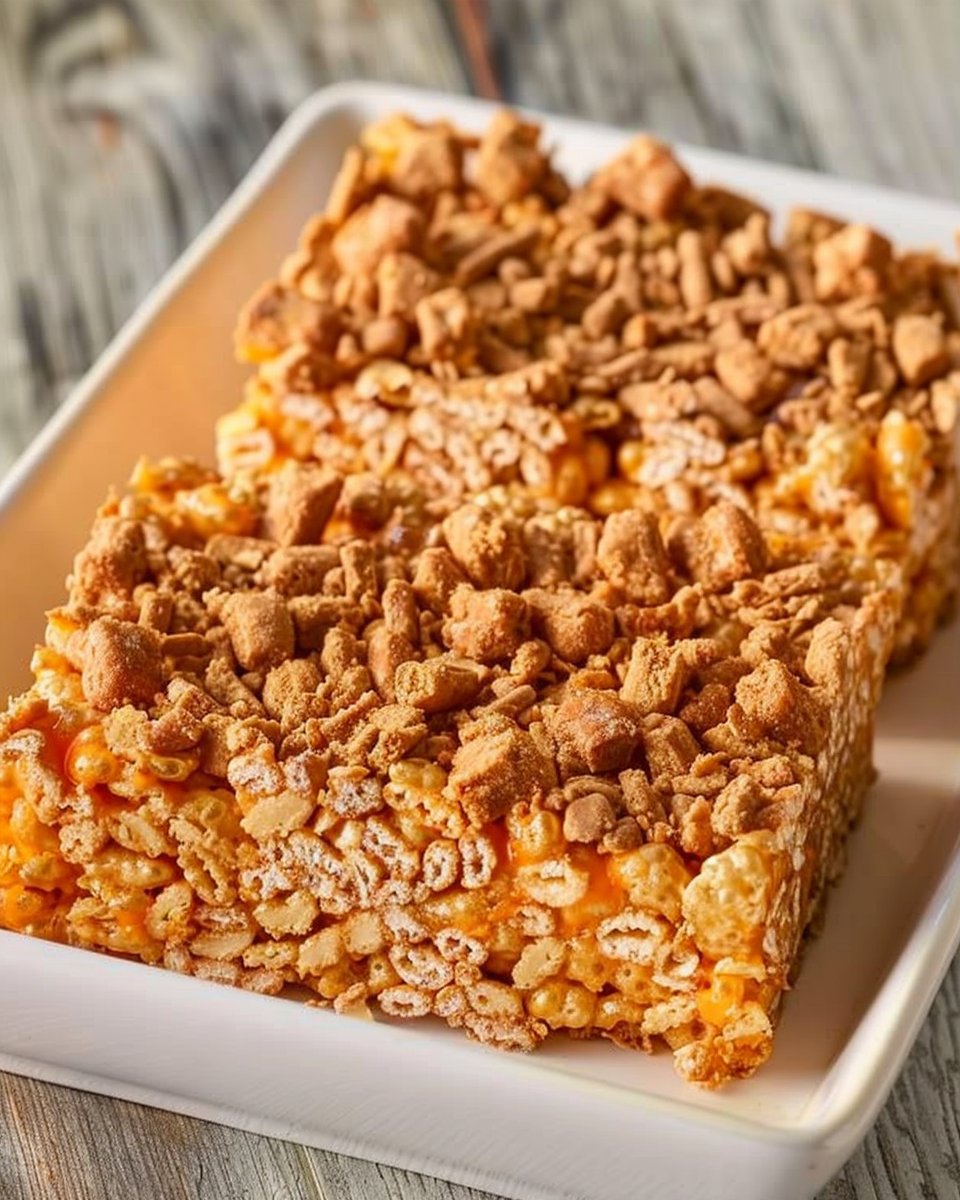 Butterfinger Rice Krispie Treats