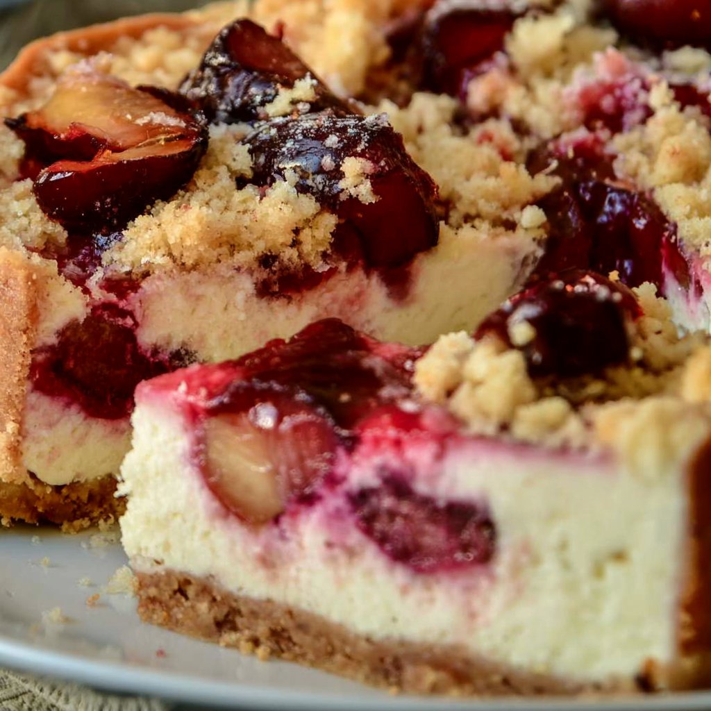Pflaumen-Käsekuchen