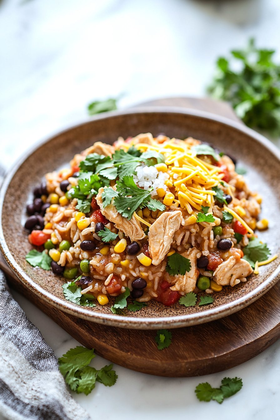 Crock Pot Southwest Chicken and Rice