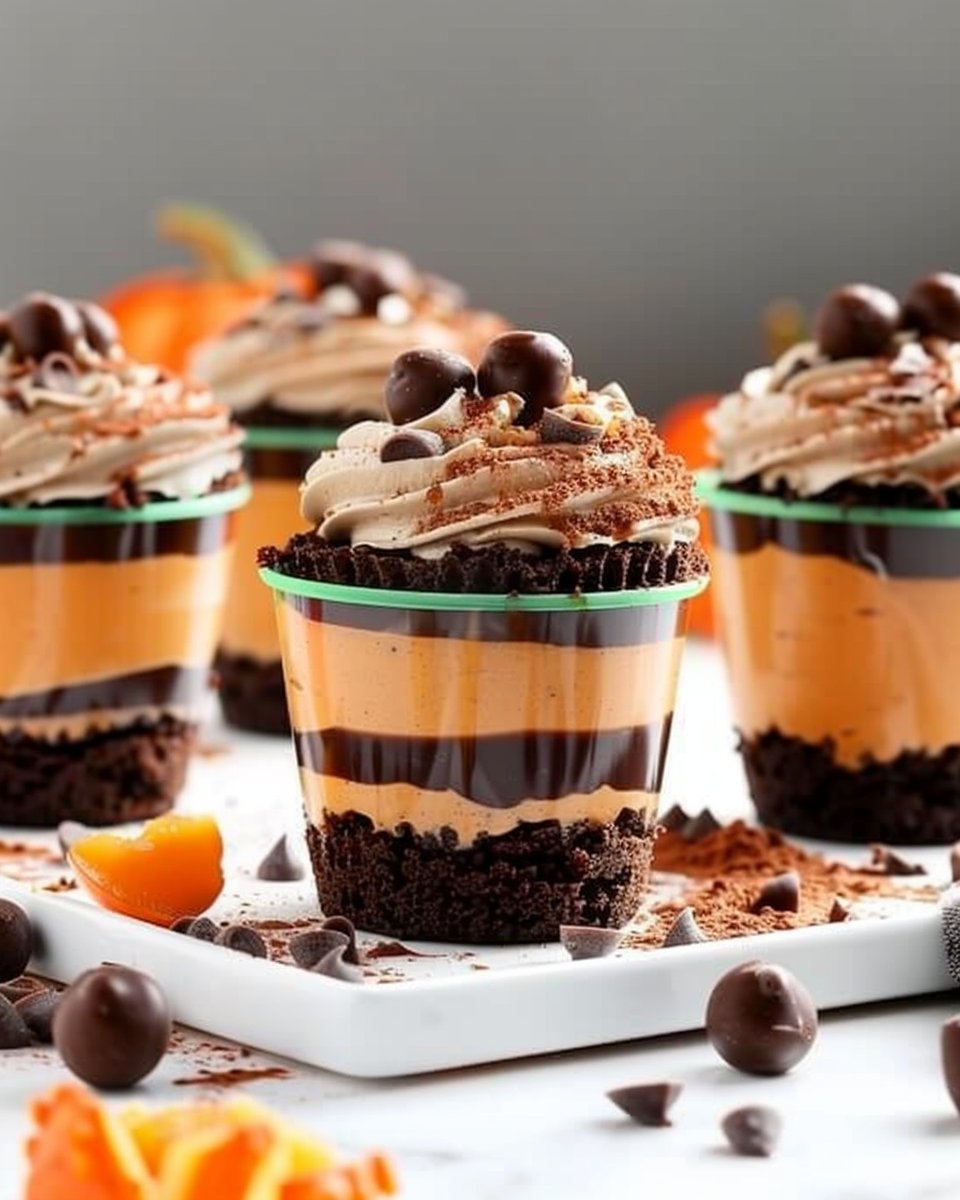 Pumpkin Dirt Cups