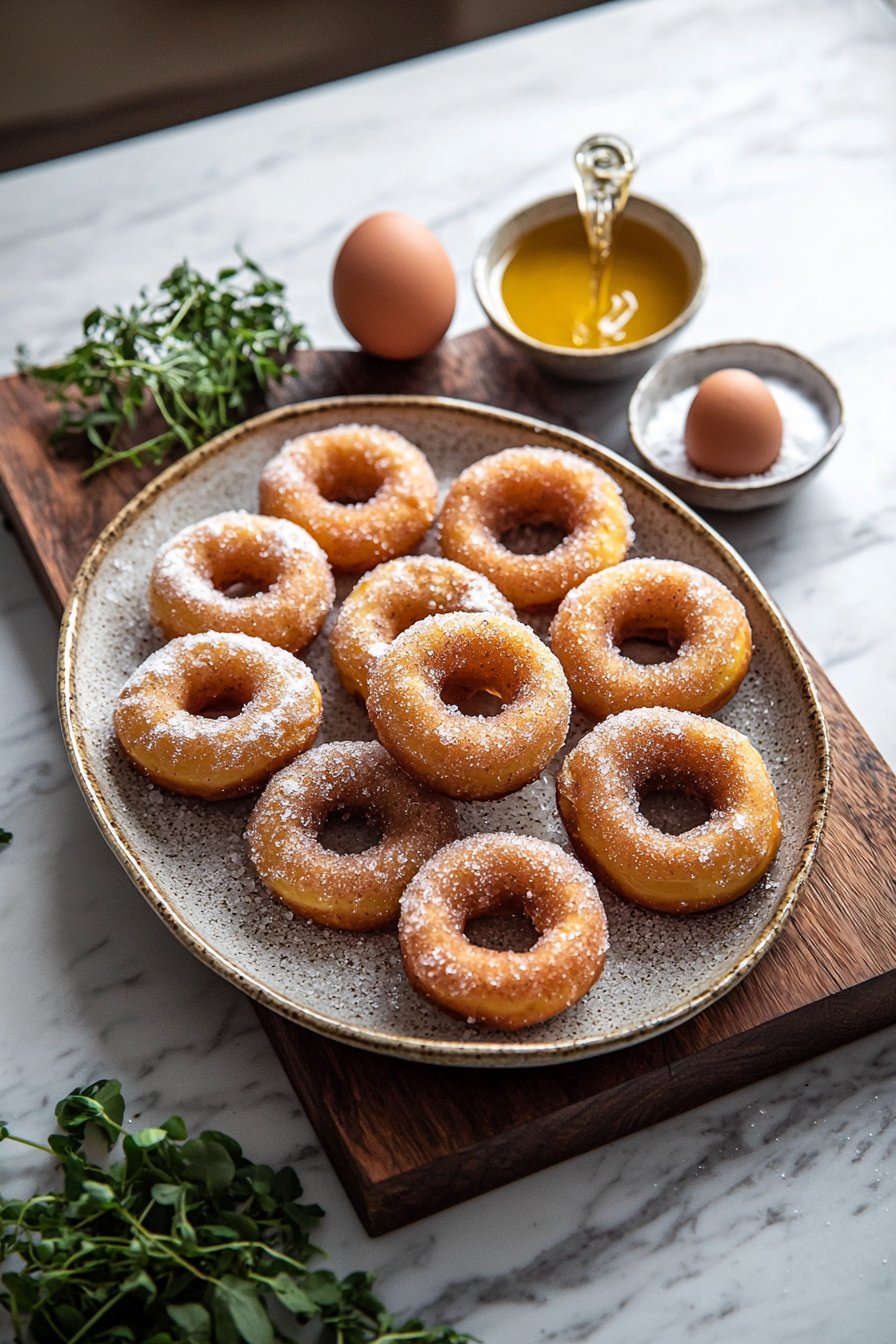 Fried Apple Cider Donuts