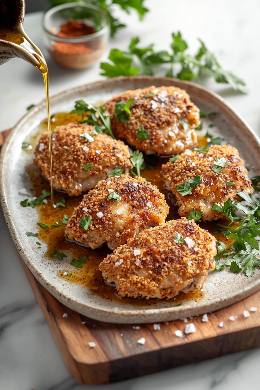 Boneless Panko Breaded Chicken Thighs