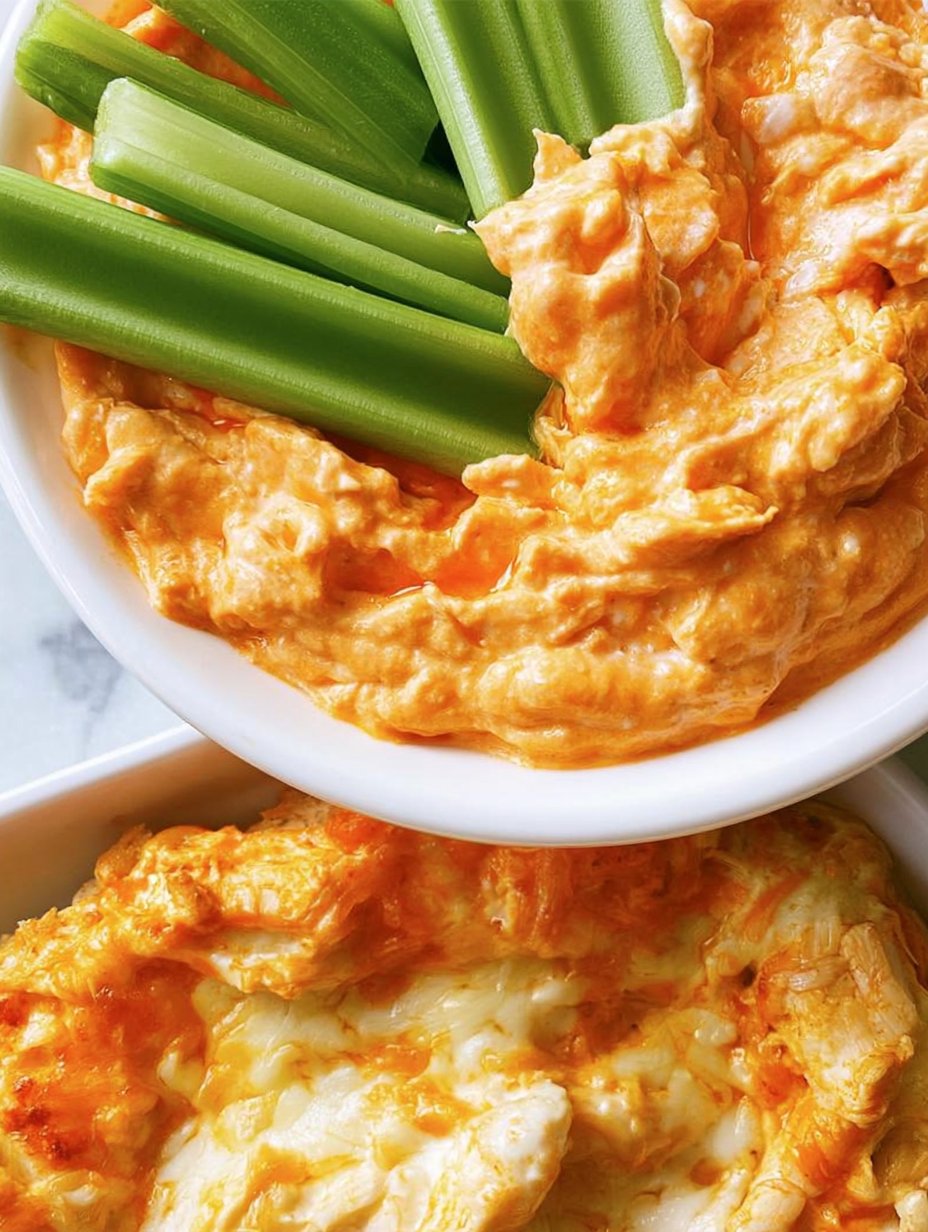 Dip de Pollo Buffalo con Queso