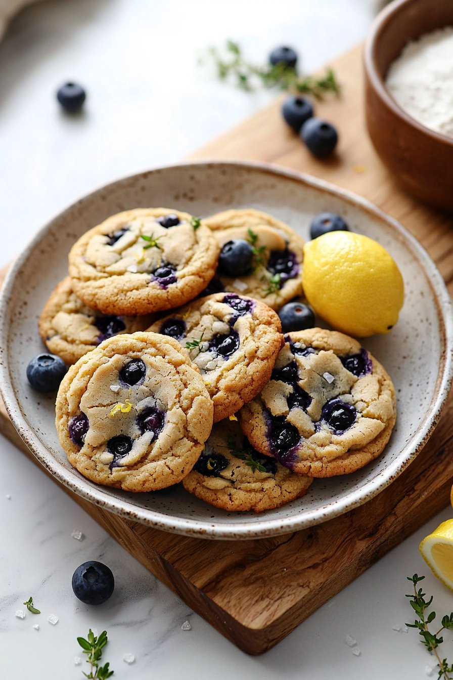 Lemon Blueberry Cookies