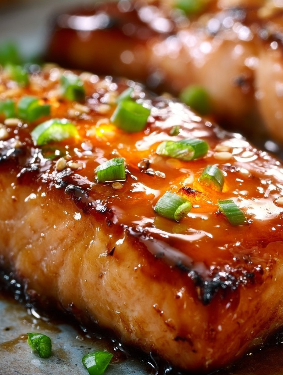 Salmón Teriyaki de Naranja