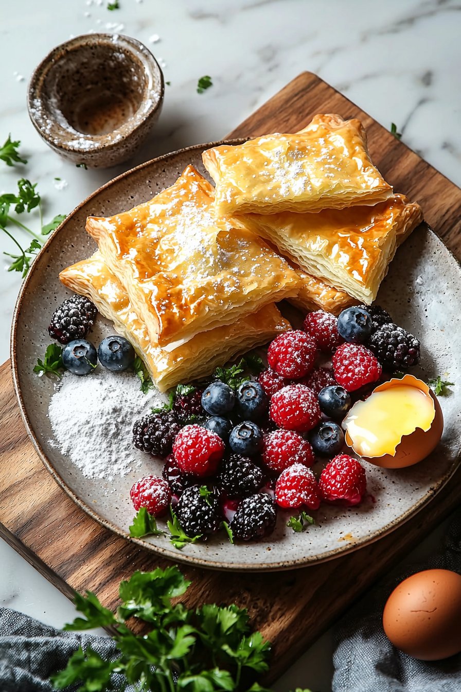 Decadent Berry and Custard Pastries