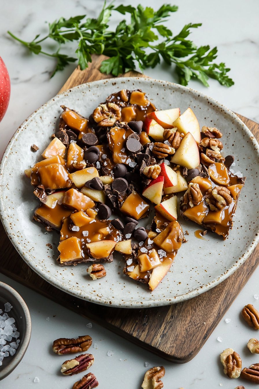 Caramel Apple Bark
