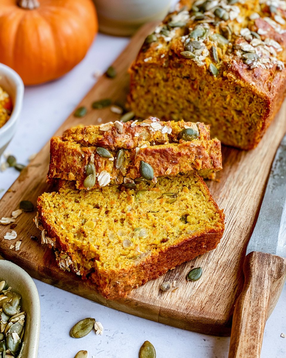 Protein Pumpkin Lentil Bread