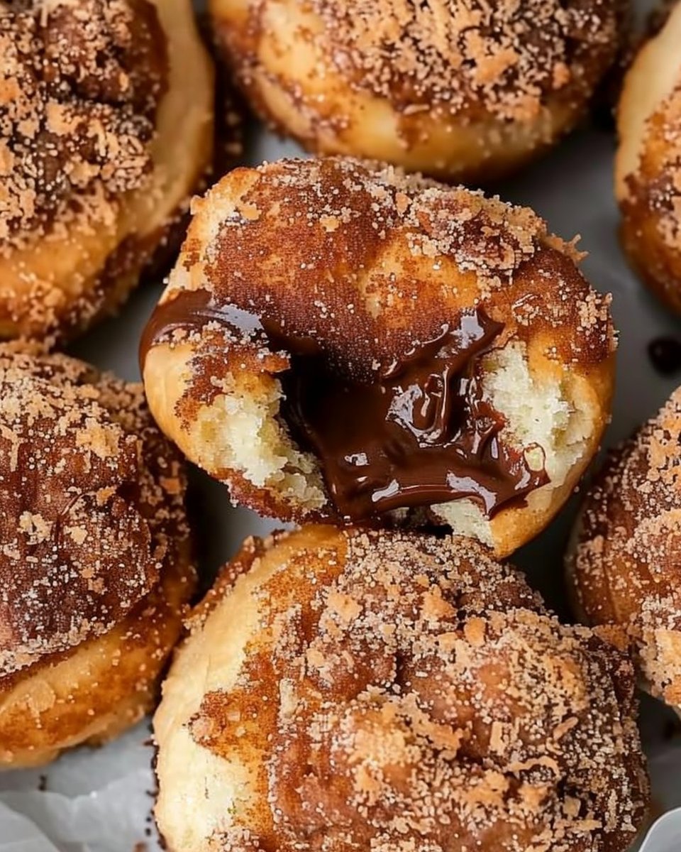 Nutella Churro Bombs