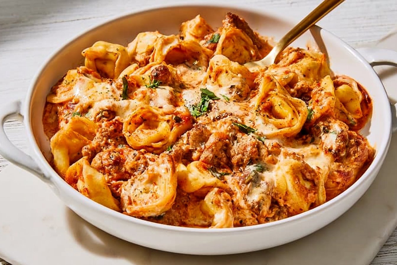 Million Dollar Baked Tortellini