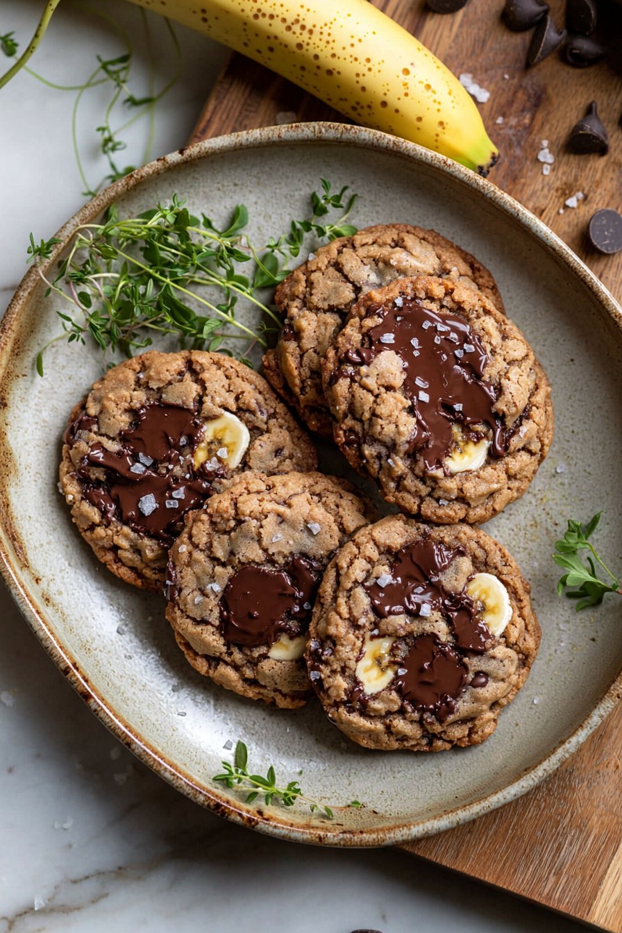 Bananenbrot-Schokoladenkekse
