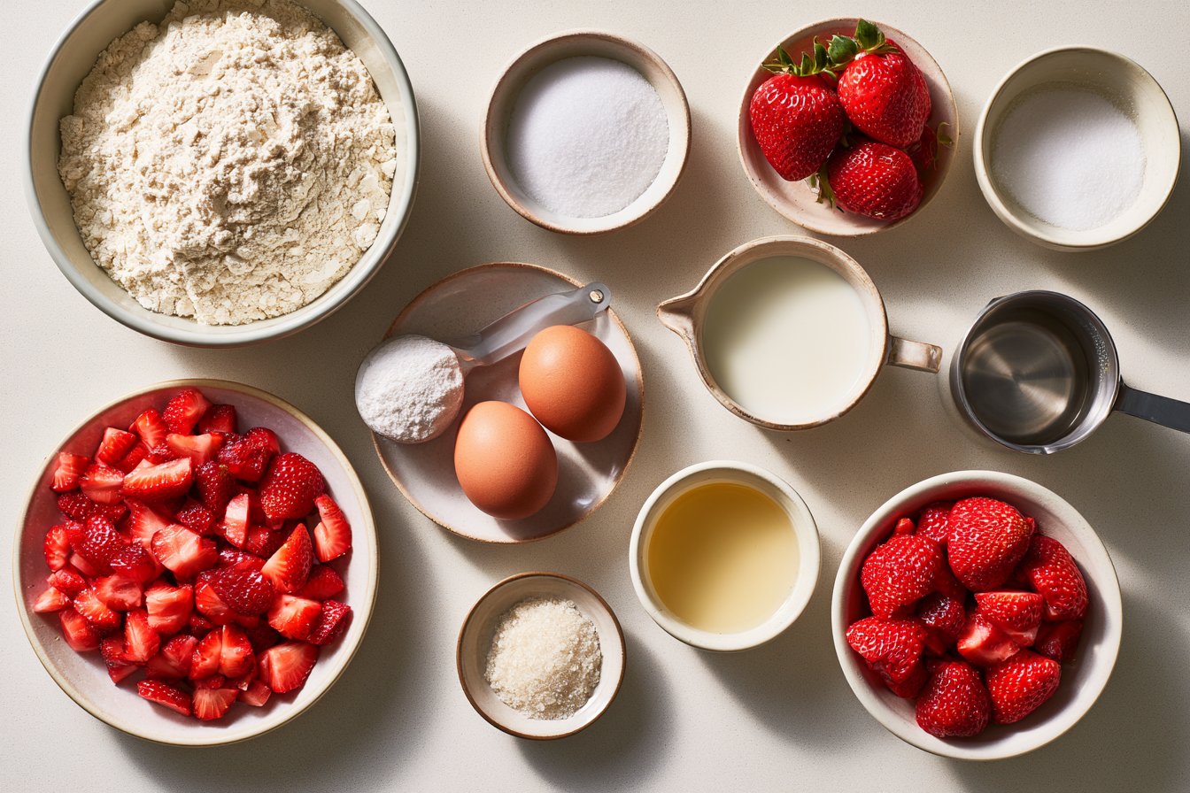 Homemade Strawberry Muffins