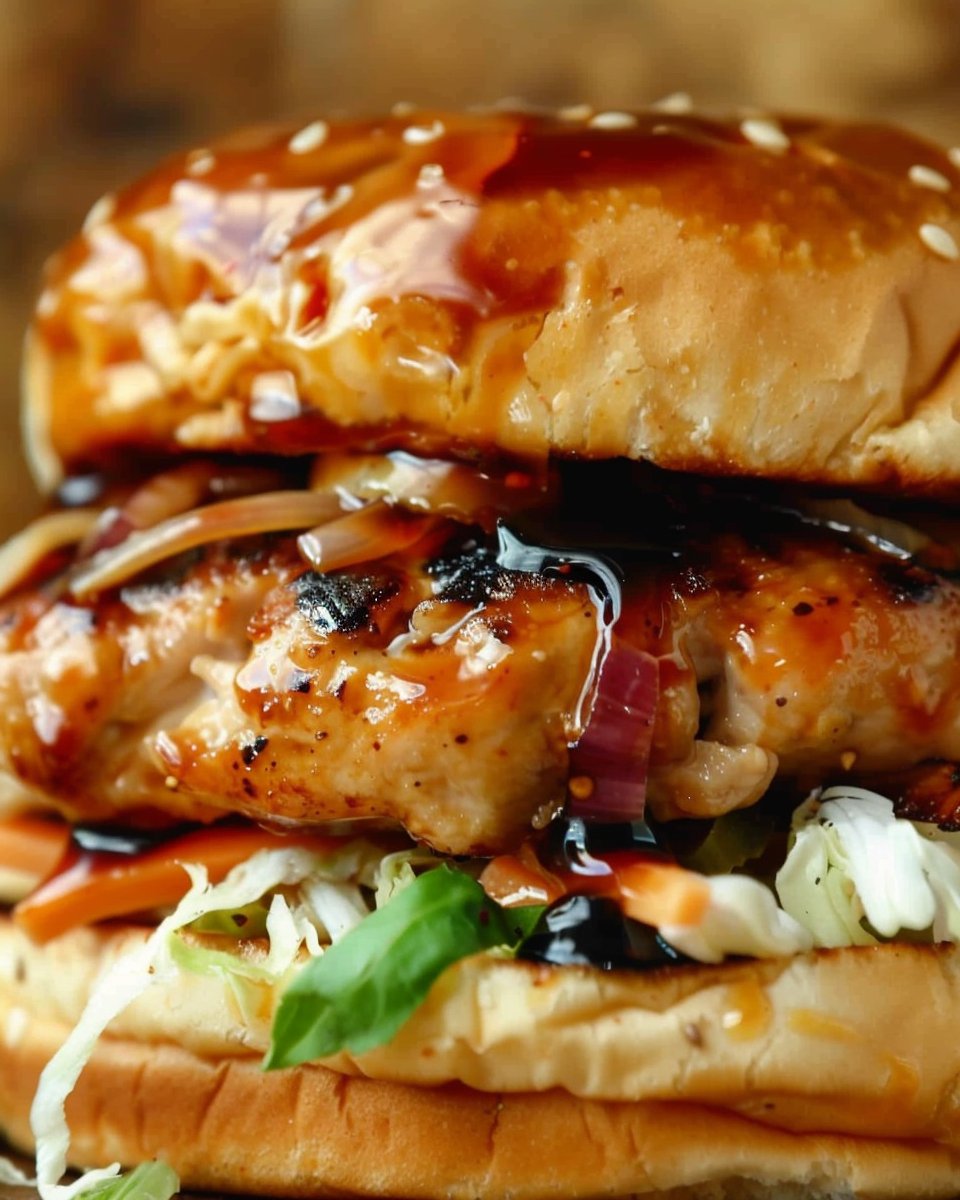 Chicken Teriyaki Burger