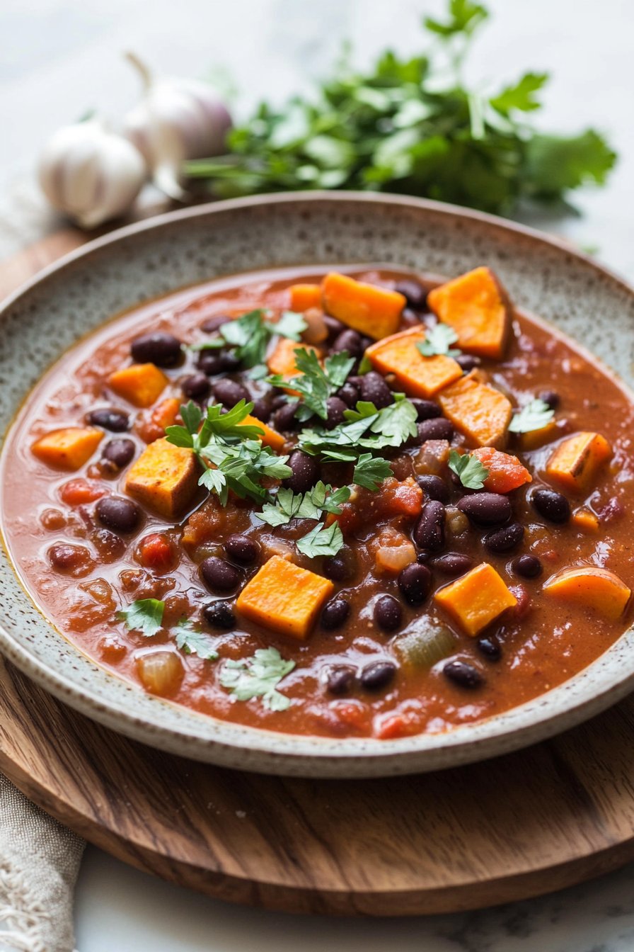 Slow Cooker Sweet Potato Chili