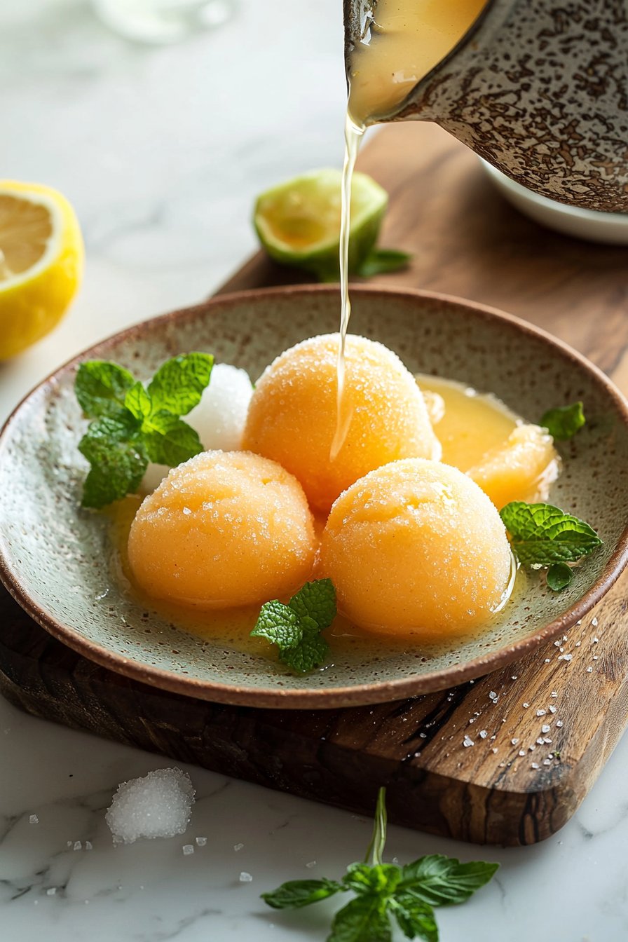 Cantaloupe-Sorbet