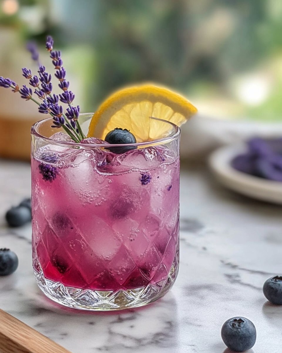 Blueberry Lavender Mocktail