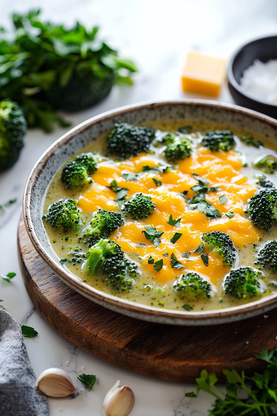 Instant Pot Broccoli Cheddar Soup