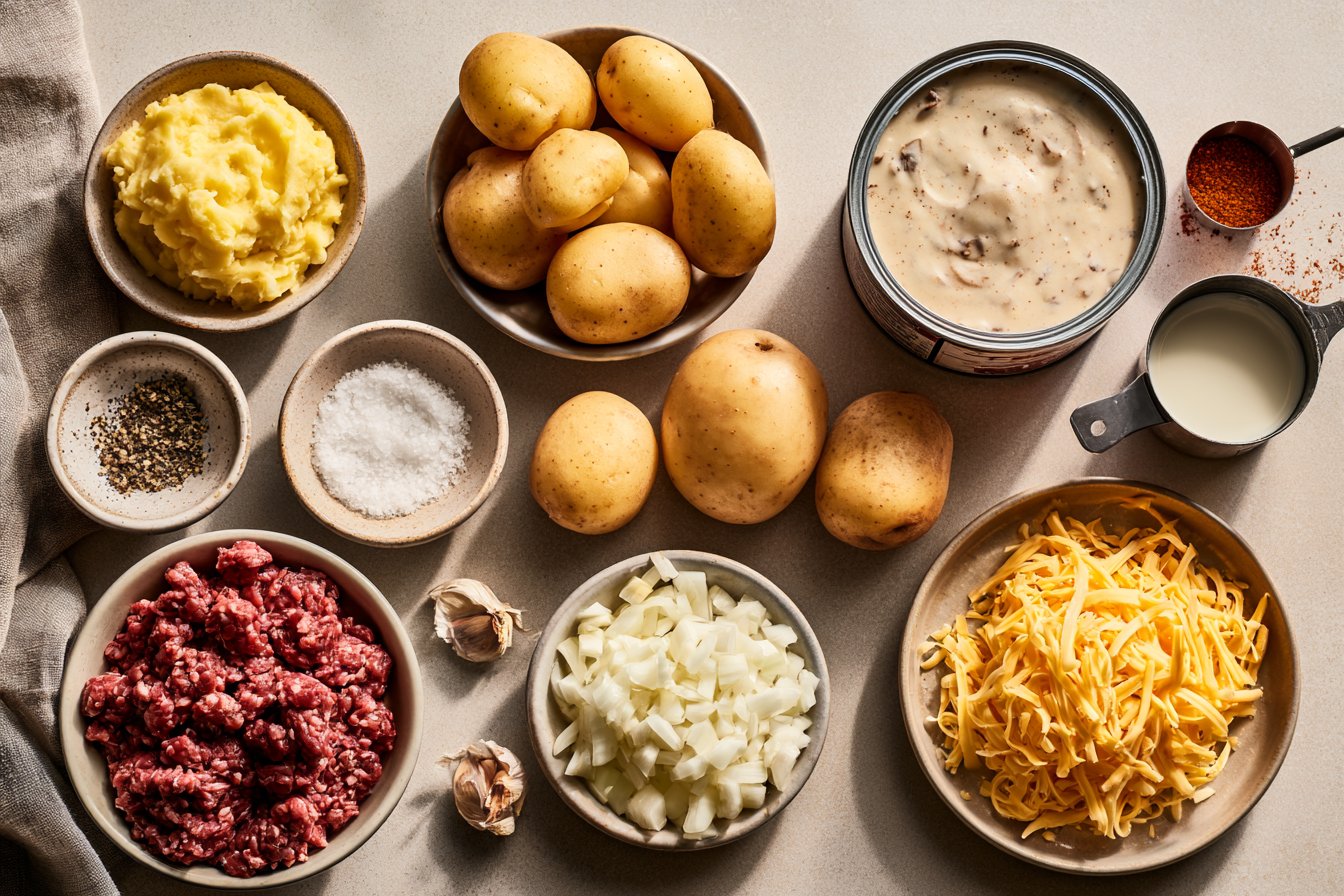 Easy Hobo Casserole with Ground Beef and Potatoes
