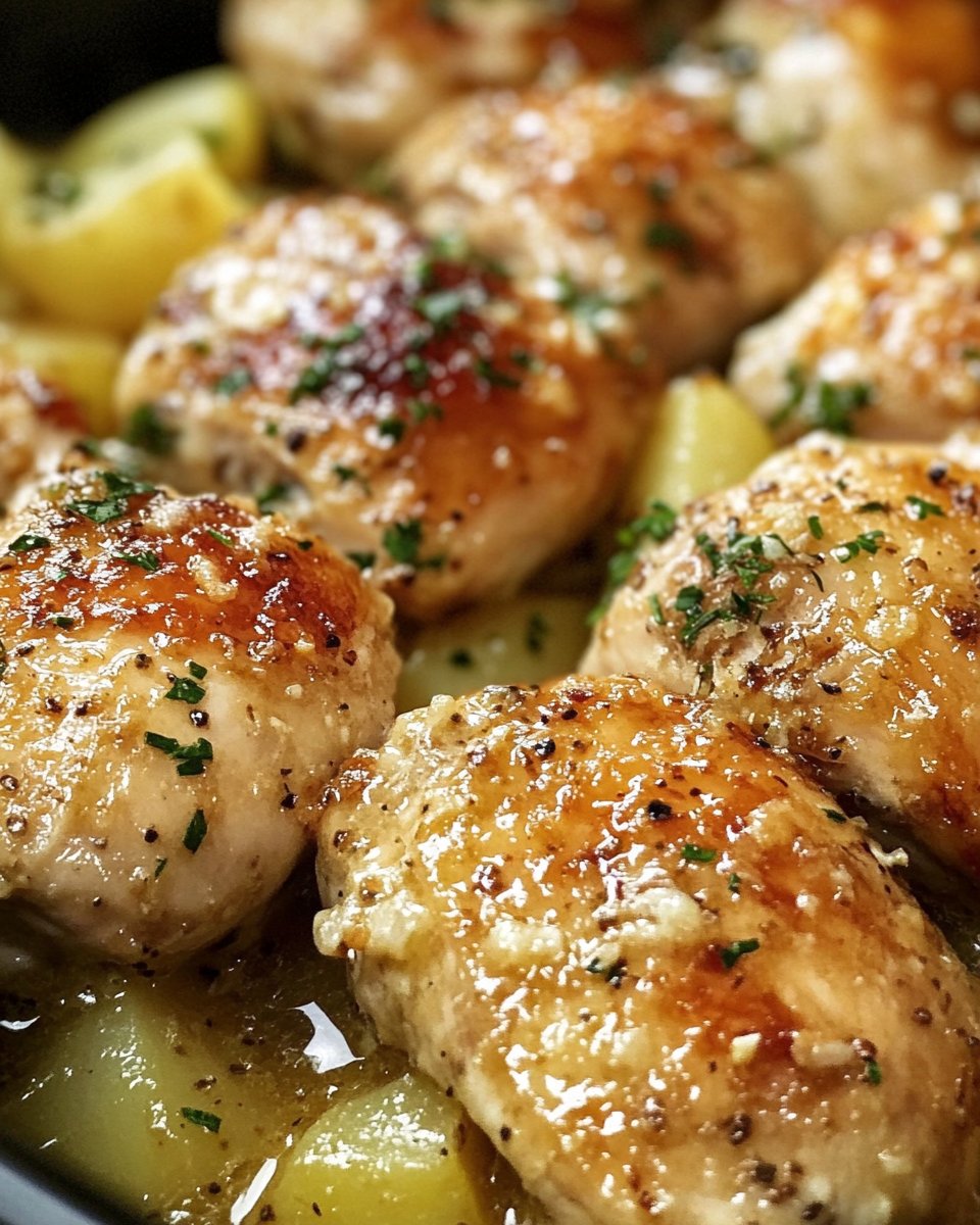 Garlic Parmesan Crockpot Chicken and Potatoes