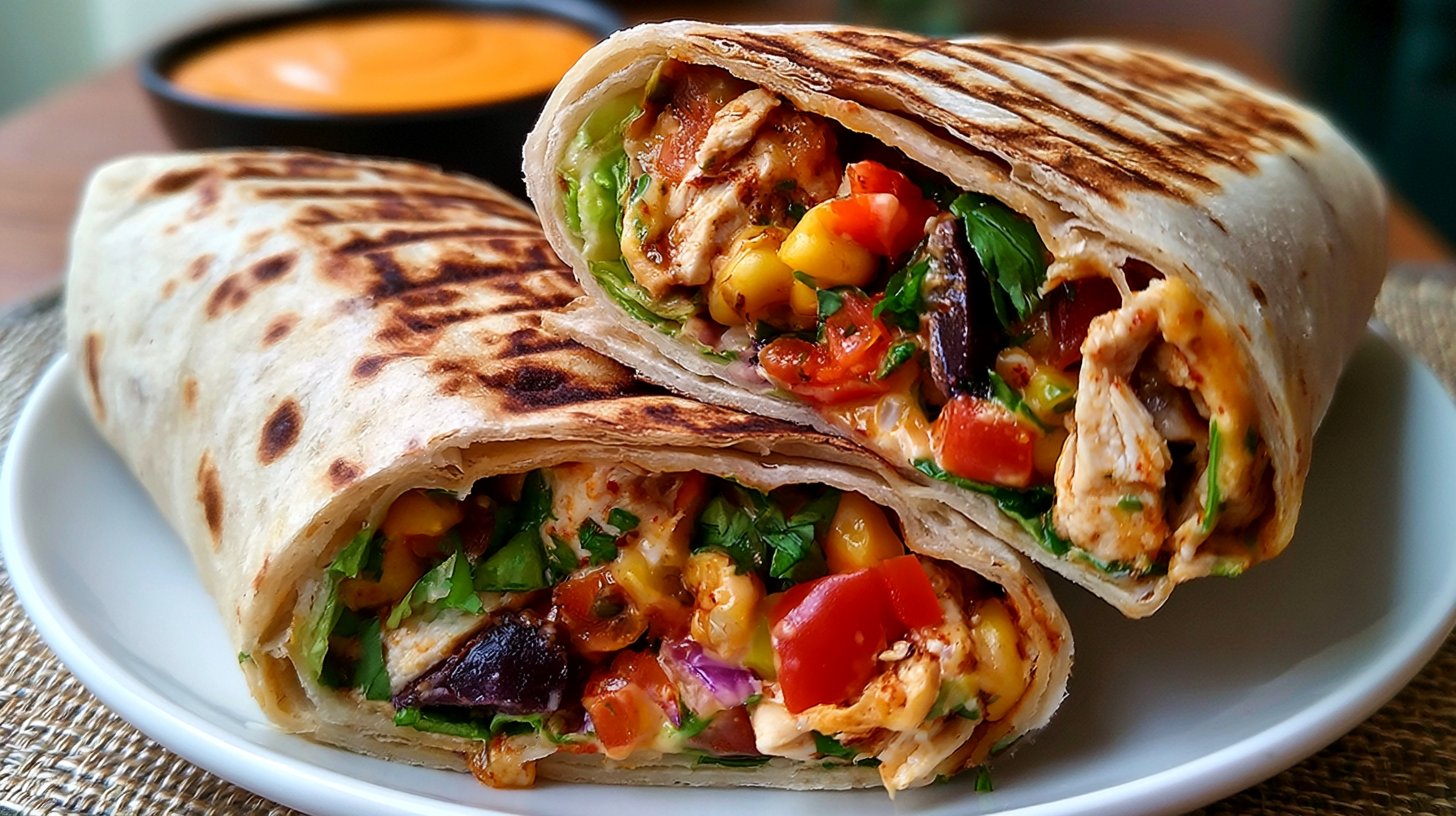 Crispy Southwest Chicken Wrap Better Than Takeout