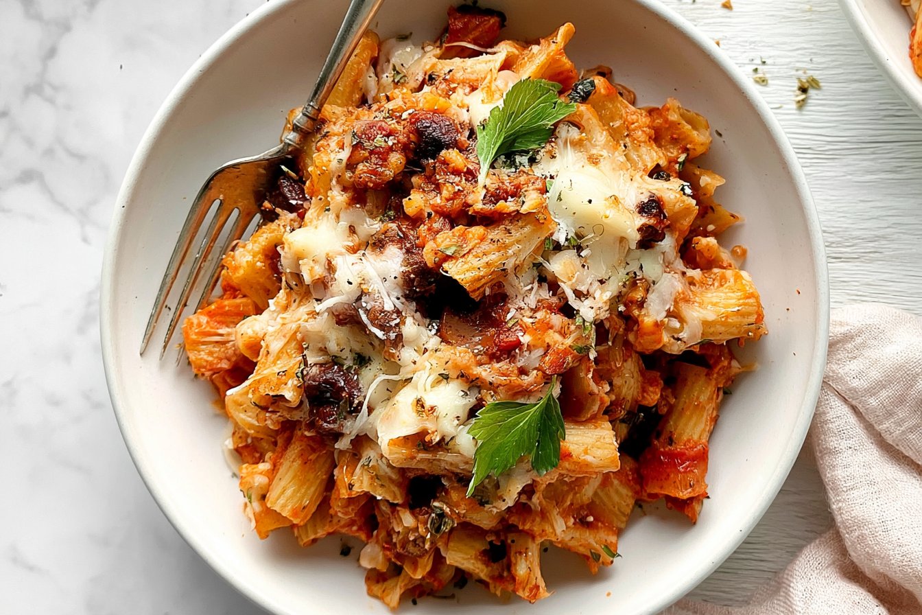 5-Ingredient Baked Ziti