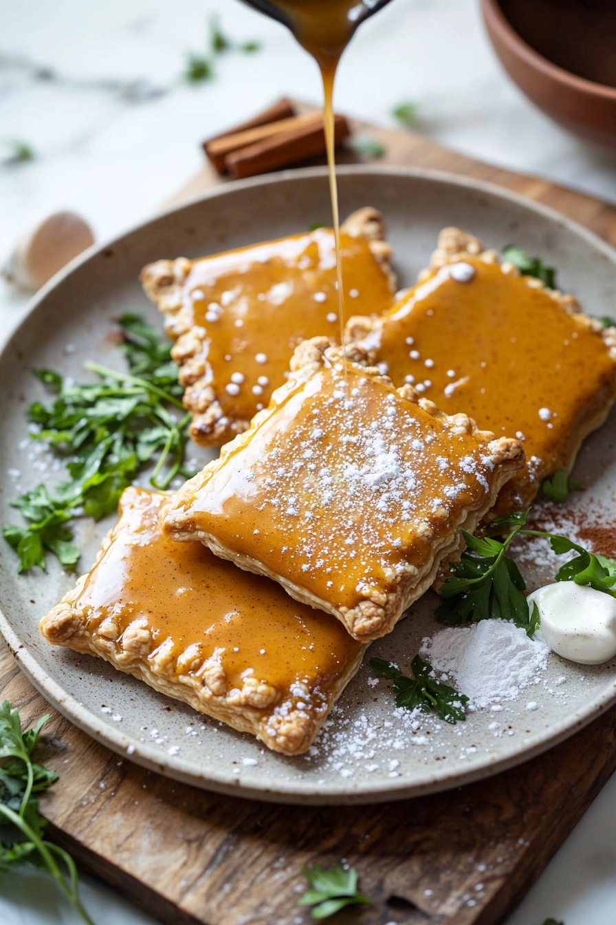 Maple-Glazed Pumpkin Poptarts