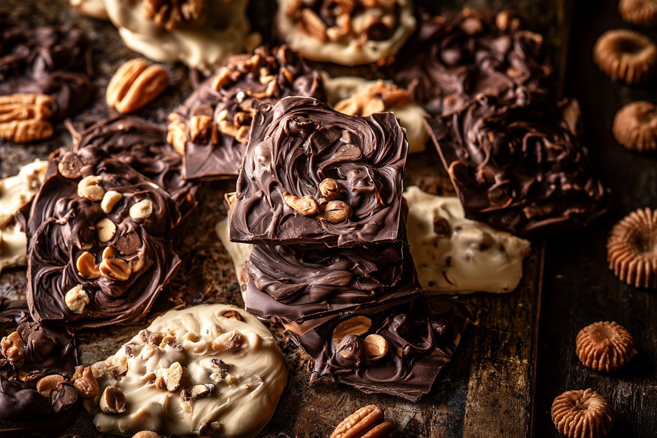 Chocolate Peanut Butter Bark